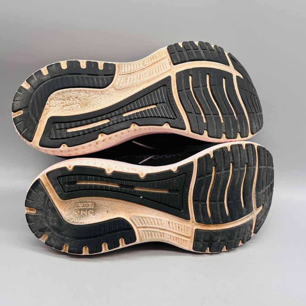 Brooks Shoes Womens 9 Black Glycerin GTS 19 Stability Running Athletic Sneakers - Picture 8 of 11